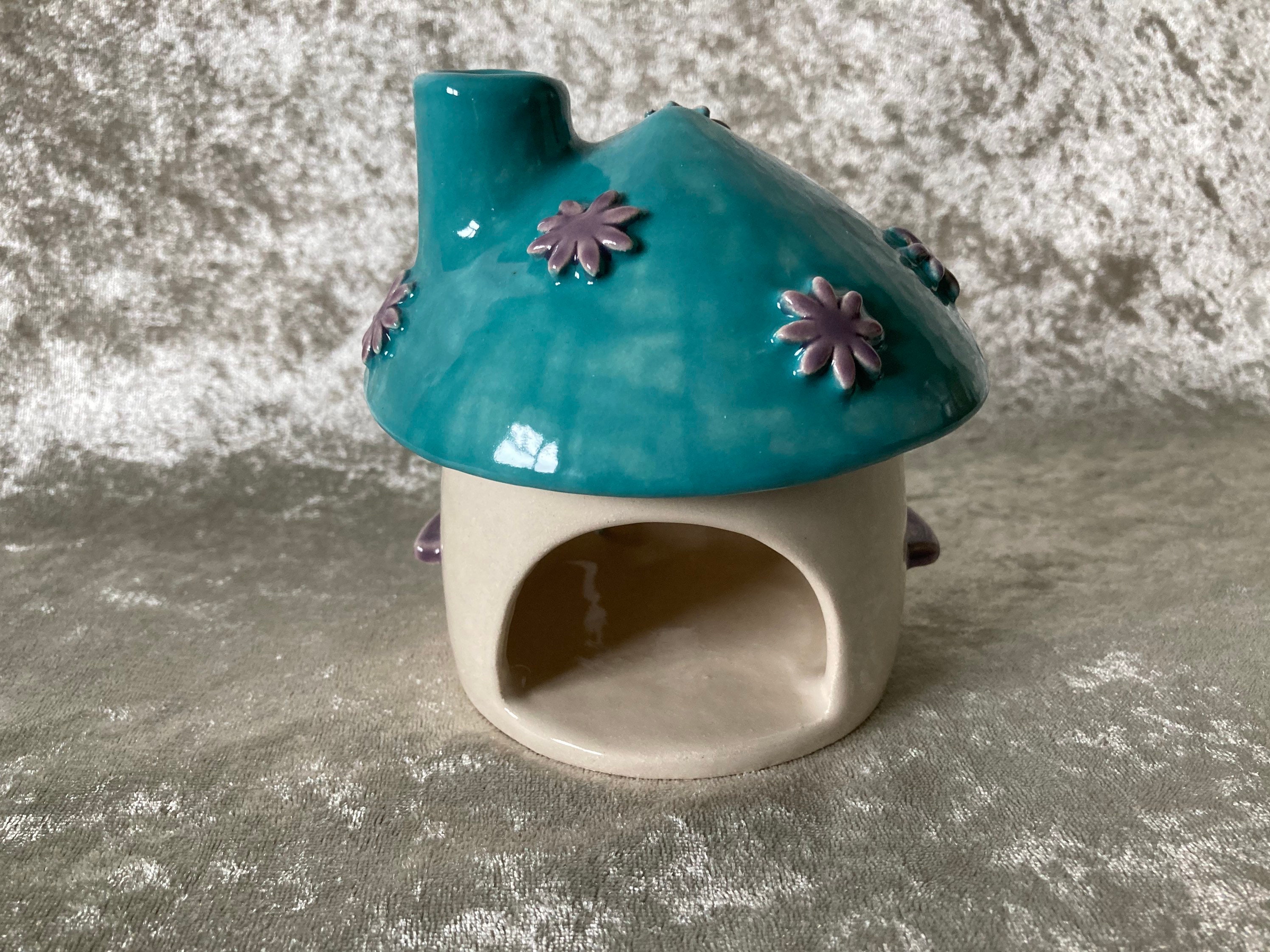 Incense Burner / Tea light House Ceramic Etsy