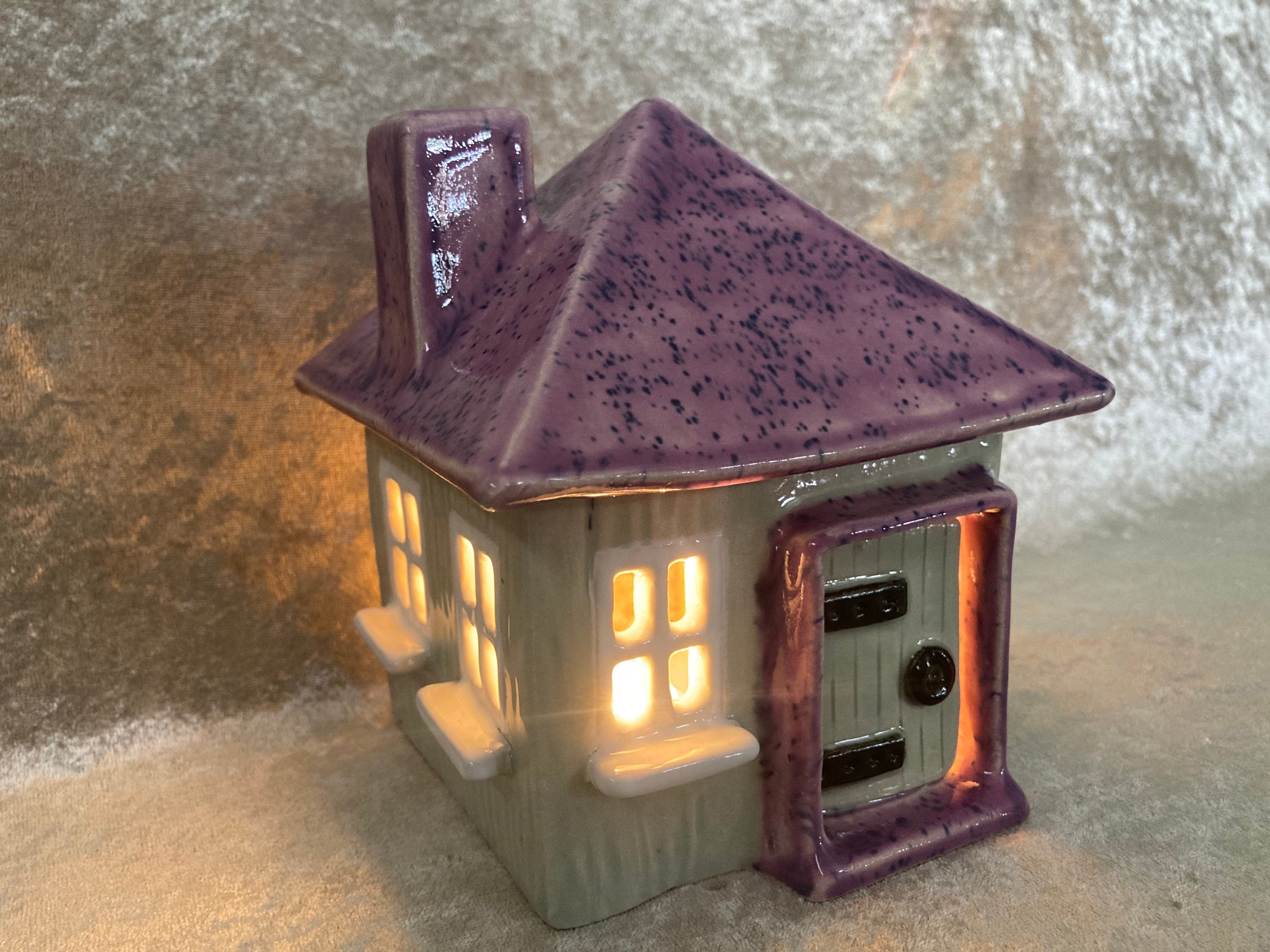 Incense Burner / Tea light House Ceramic Etsy