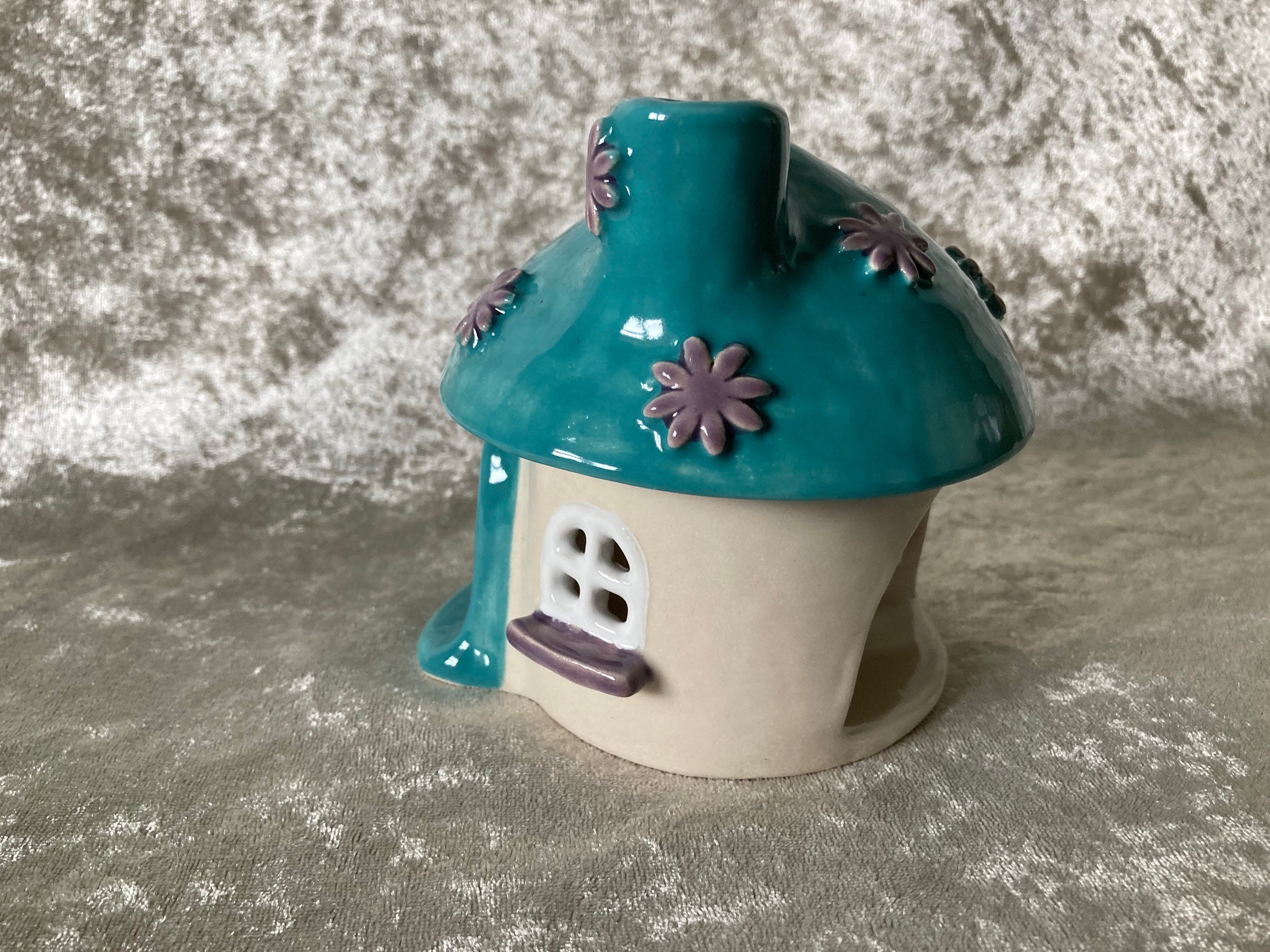 Incense Burner / Tea light House Ceramic Etsy