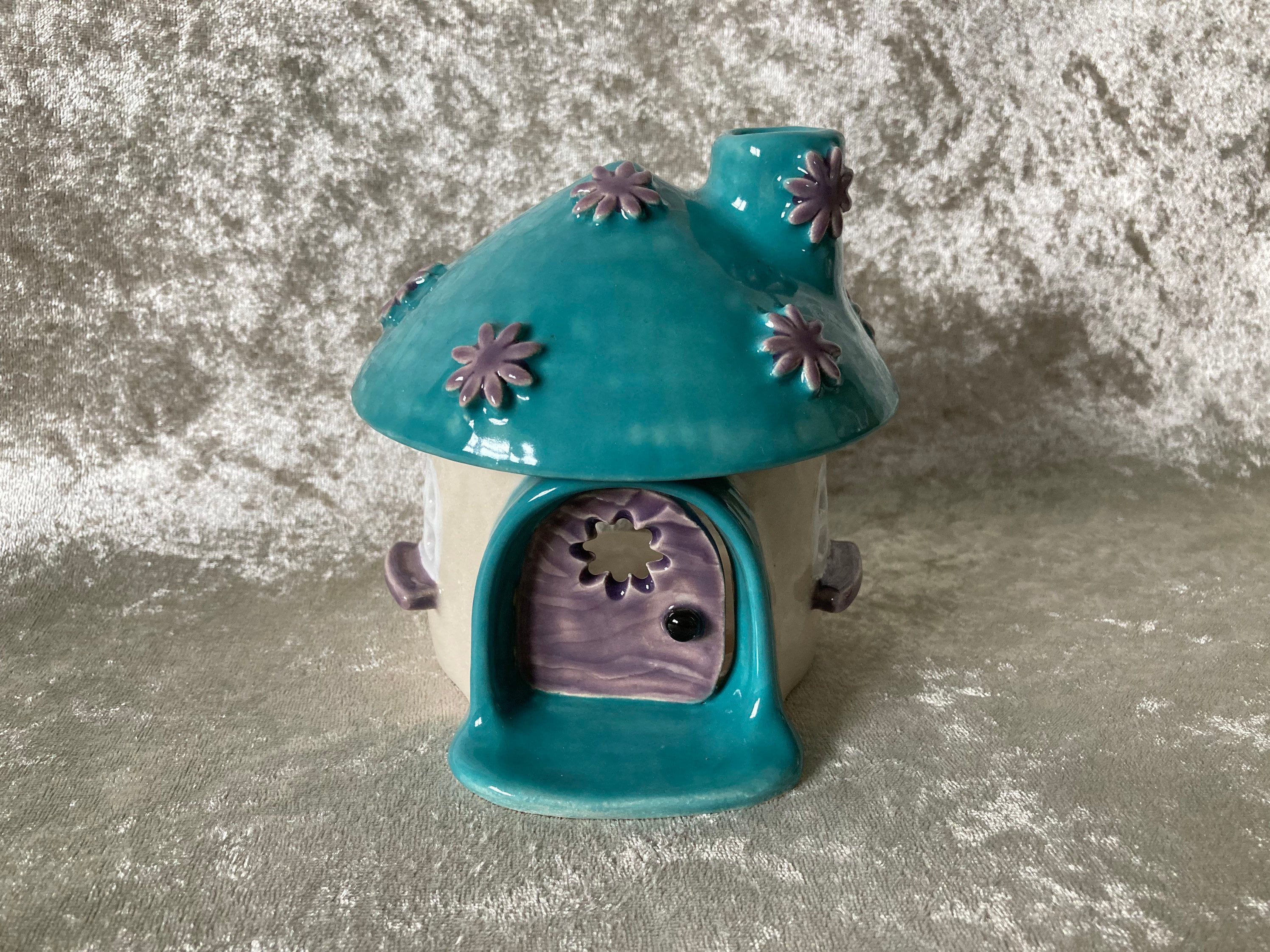 Incense Burner / Tea light House Ceramic Etsy