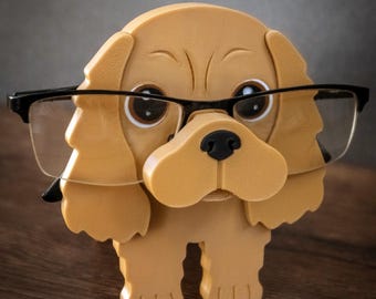 Cocker Spaniel Eyeglass Holder | 3D Printed Dog Glasses Stand | Gift for Cocker Spaniel Lovers