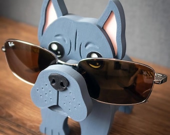 Pitbull Eyeglass Holder | 3D Printed Dog Glasses Stand | Gift for Pitbull Lovers