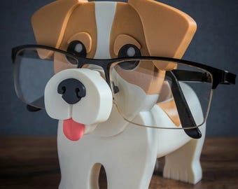 Jack Russell Terrier Eyeglass Holder | 3D Printed Dog Glasses Stand | Gift for Jack Russell Lovers