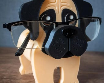 English Mastiff Eyeglass Holder | 3D Printed Dog Glasses Stand | Gift for Mastiff Lovers