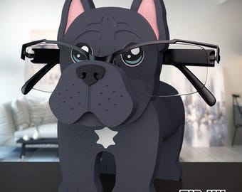 Cane Corso Eyeglass Holder | 3D Printed Dog Glasses Stand | Gift for Cane Corso Lovers