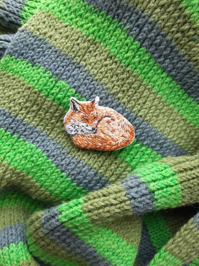 Naturalistic Red Fox Brooch Fox Portrait Gift for Animal Etsy