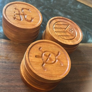 Puertorican/Taino cup coasters