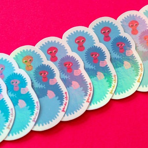 Holografische Sneeuwaapsticker