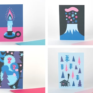Cosy In Japan Christmas Card Set