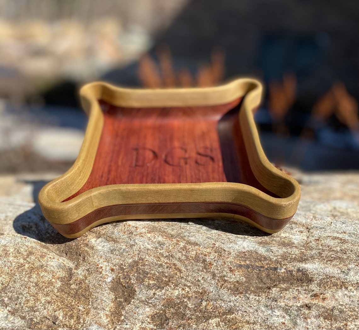 Personalized CatchAllTray with Initials Etsy