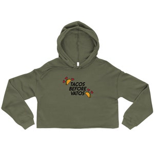 Taco's voor Vatos crop hoodie