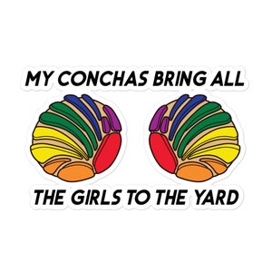 Pride Conchas Bubble-Free Stickers