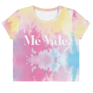 Me Vale - Tie Dye - All-Over Print Crop Tee