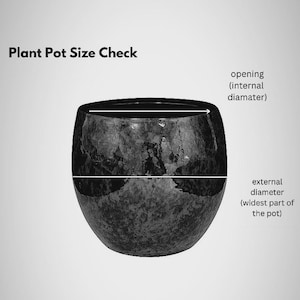 Handmade Red Glazed Plant Pot: Nolan Retro Planter, multiple sizes, d7-d24cm, cracked design image 9