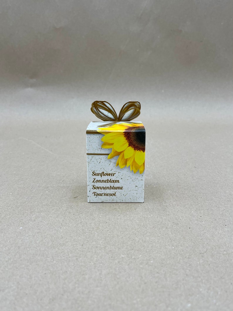 Stunning Sunflower Seed Growing Kit Grow Your Own Flower A Etsy UK