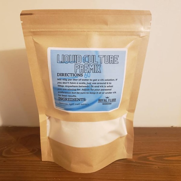 Powdered Liquid Culture PreMix - Just Add Water - Ships Free