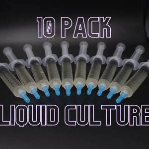 Gourmet Mushroom Liquid Culture 10 Pack - 30 Varieties