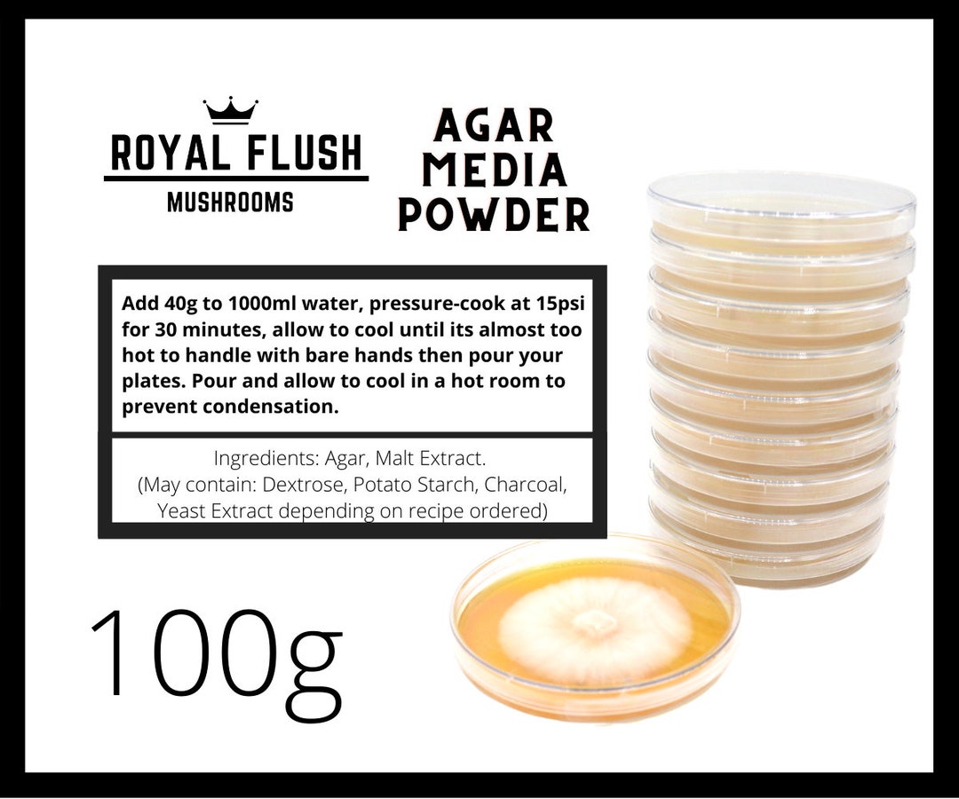 Malt Extract Agar Powder Mix Any Recipe Your Choice Etsy