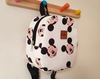 Toddler Small Backpack Girl, Minnie Mouse Backpack, Kid Backpack, Mini Bag Preschool
