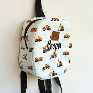 Sac à dos pour enfant en bas âge, garçon, cadeau pour enfant garçon, sac pour tracteur de camion Digger, sac à dos pour livre d'école, cadeaux personnalisés pour bébé