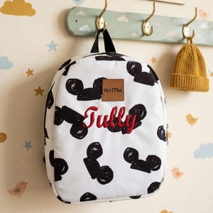 Toddler Small Backpack Girl, Disneyland Trip Small Backpack, Minnie Mouse Backpack, Kid Backpack, Mini Bag Preschool image 1