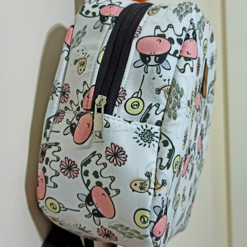 Cow Backpack for Kids Personalized Toddler Gifts Embroidered Etsy