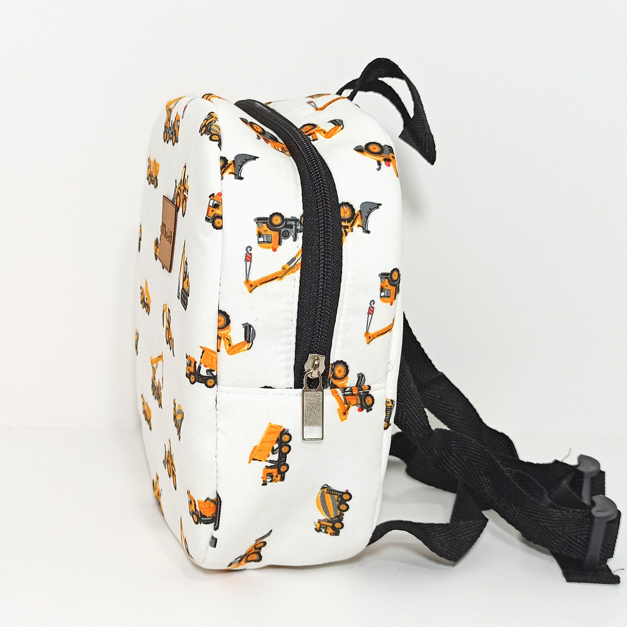 Tractor Toddler Boy Backpack Bulldozer Travel Mini Bag Day Etsy