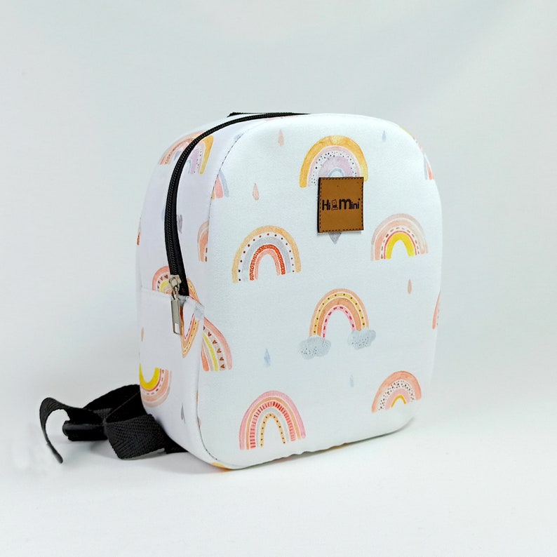 Rainbow Backpack for Toddler Personalized Kids Backpack Girl Etsy