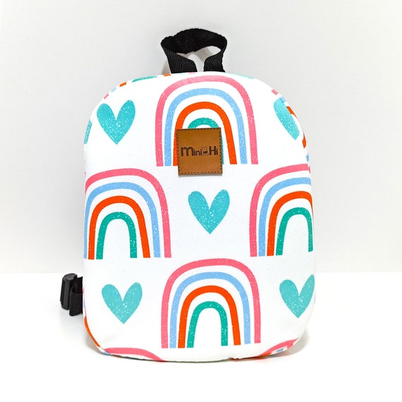 Rainbow Toddler Mini Backpack Preschool Girl Kids Bag Etsy