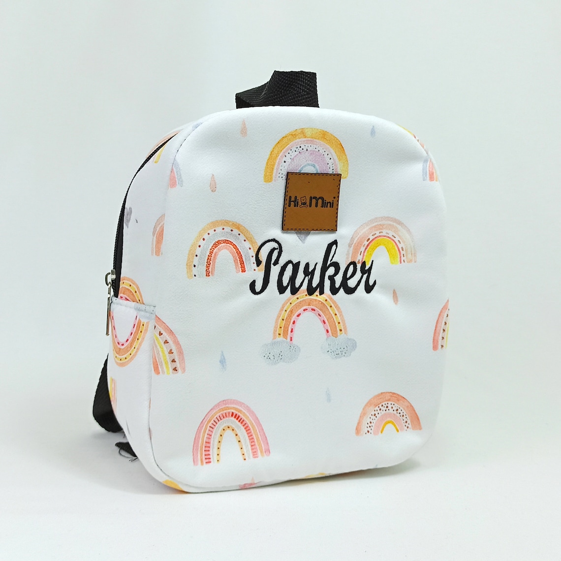 Rainbow Backpack for Toddler Personalized Kids Backpack Girl Etsy