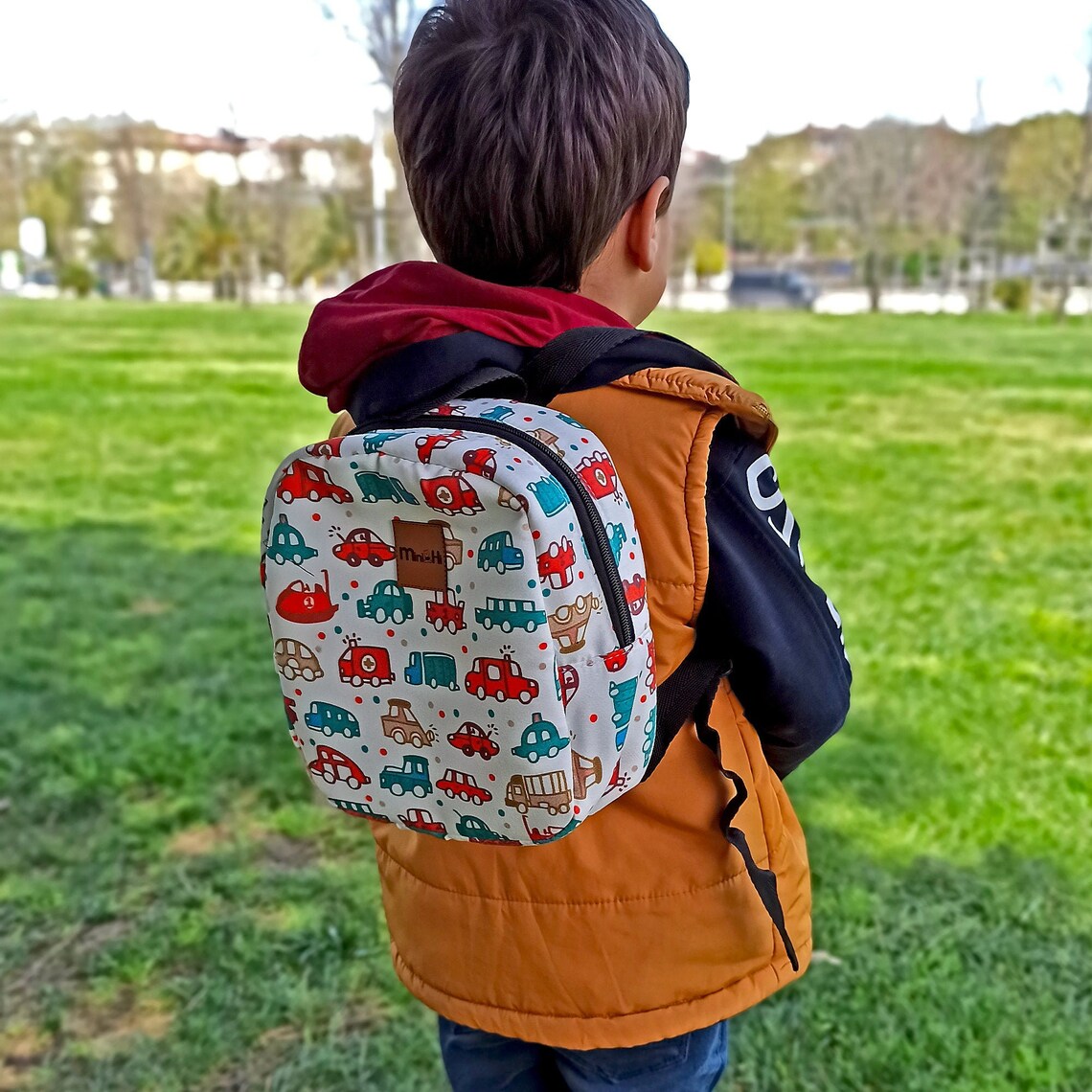 Toddler Backpacks Kids Backpack Boy Small Bag Cars Etsy