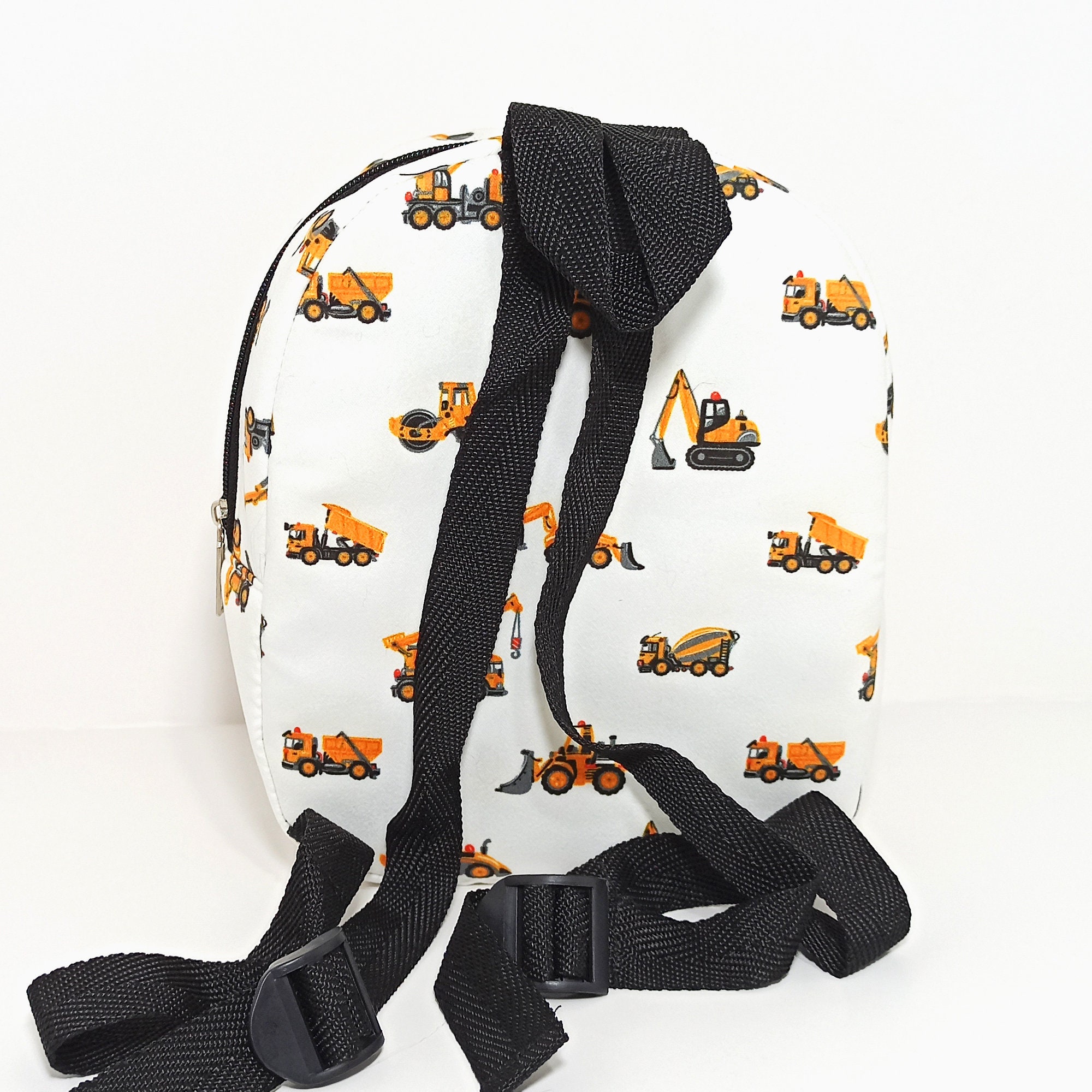 Tractor Toddler Boy Backpack Bulldozer Travel Mini Bag Day Etsy