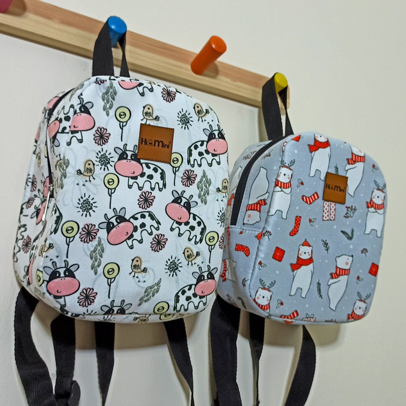 Cow Backpack for Kids Personalized Toddler Gifts Embroidered Etsy