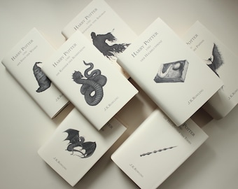 Hp Buch Cover Set, minimalistisches Bücherregal Dekor