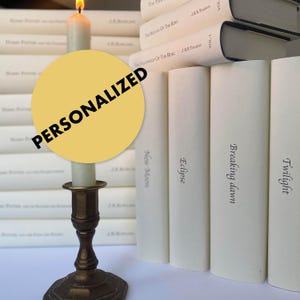 Twilight Dust Jackets: Personalized Book Covers, Stephenie Meyer Art Paperback Hardcover