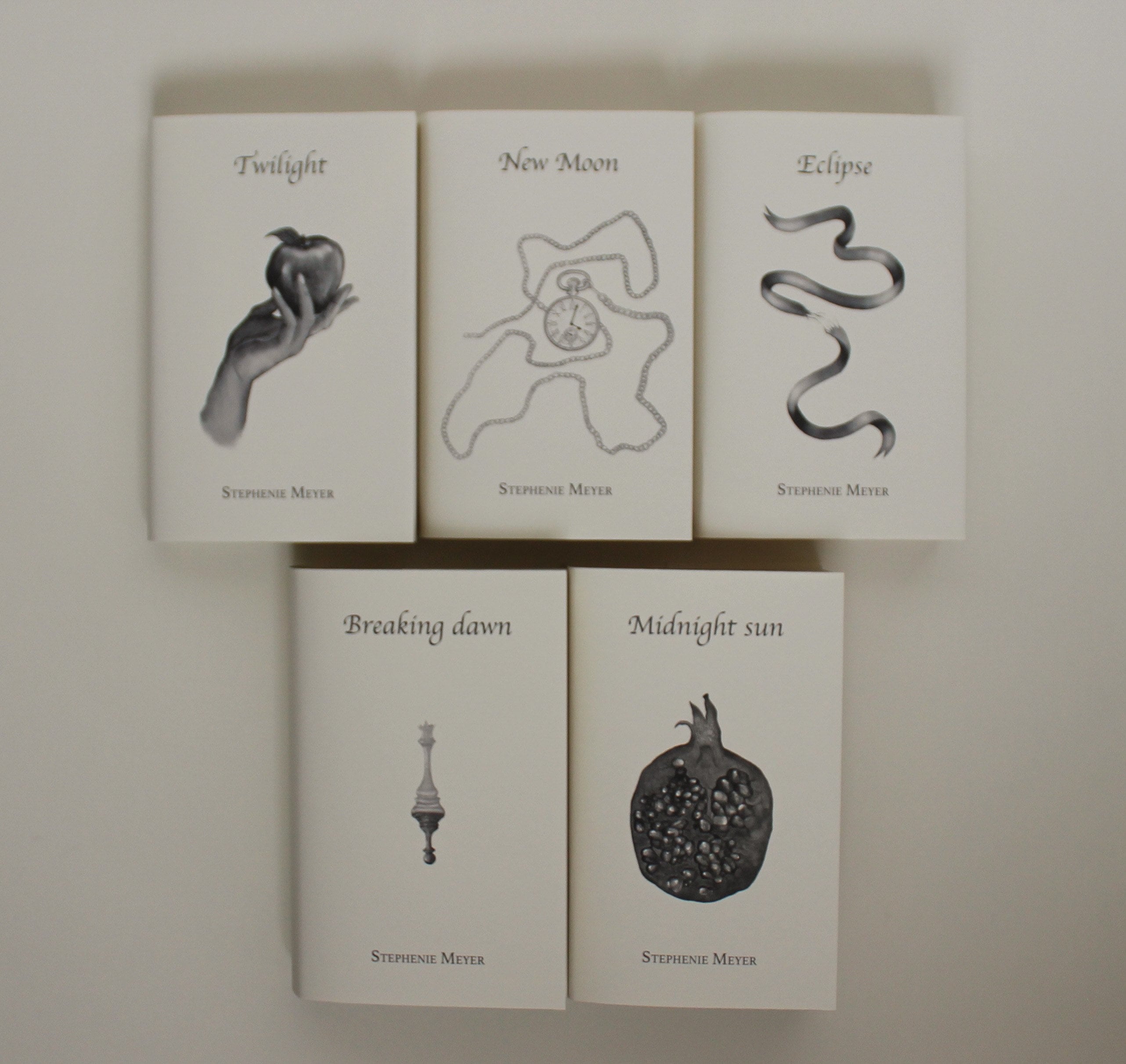 TWILIGHT Personalised Books Custom Made Dust Jacket Covers Etsy