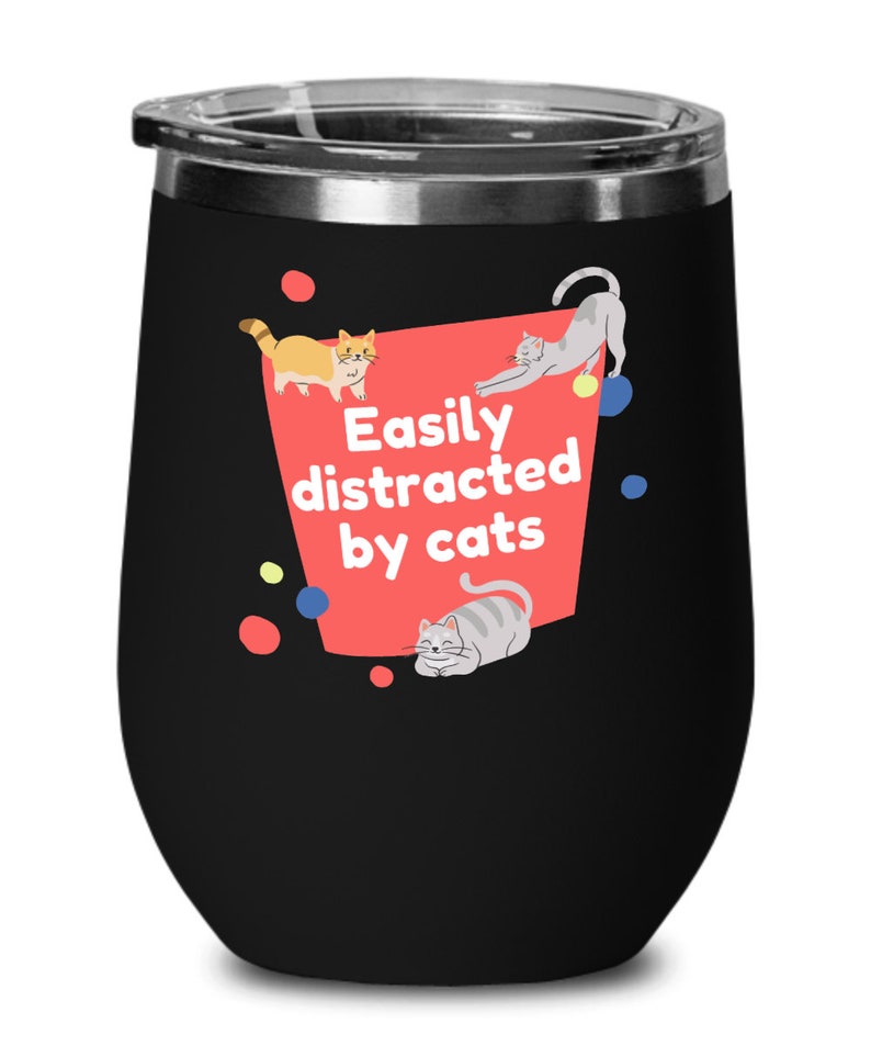 Cat lovers gifts easily distracted by cats birthday ...