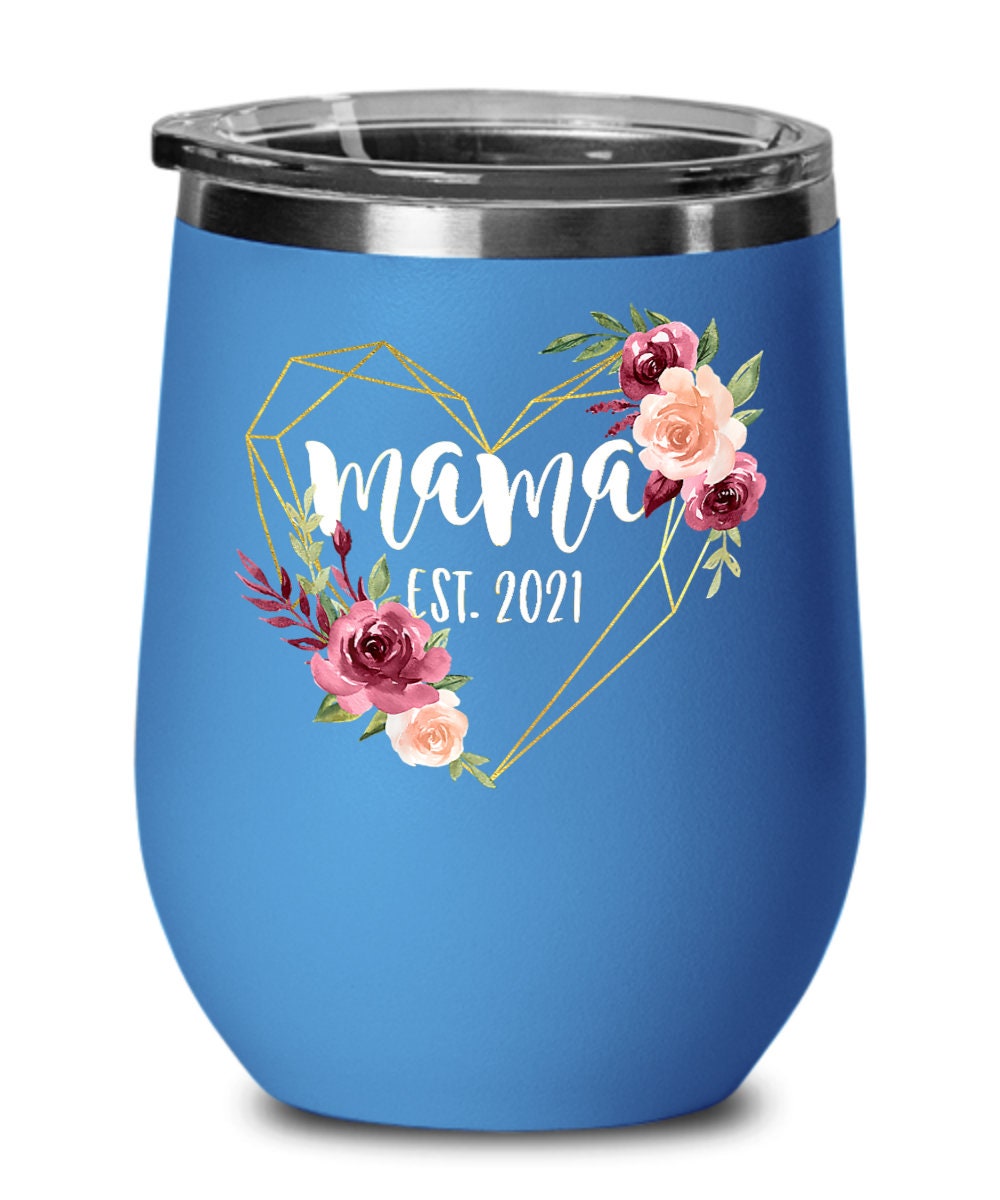 Mom Gifts Mama Est 2021 Birthday Christmas Mothers Day Gift Etsy