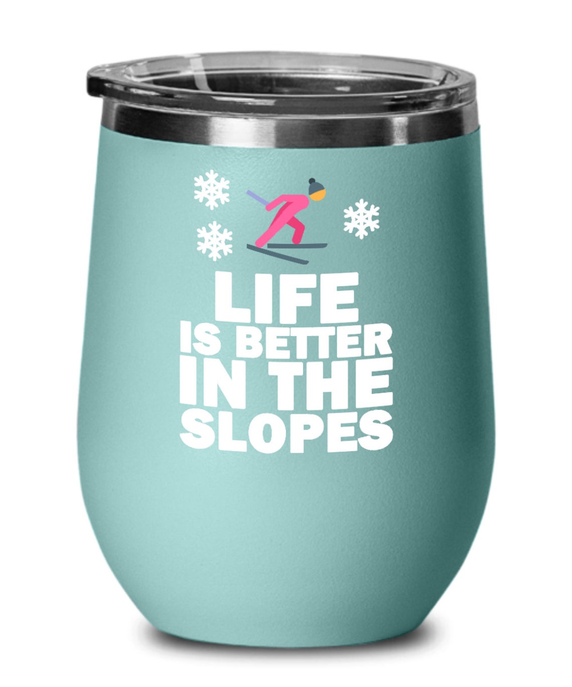 Skiing gifts life is better in the slopes birthday christmas Etsy