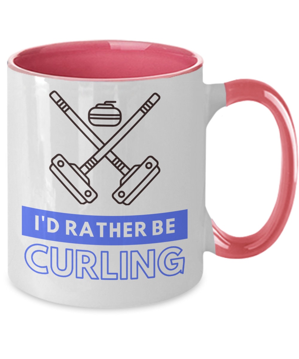 Curling sport gifts id rather be curling birthday christmas Etsy