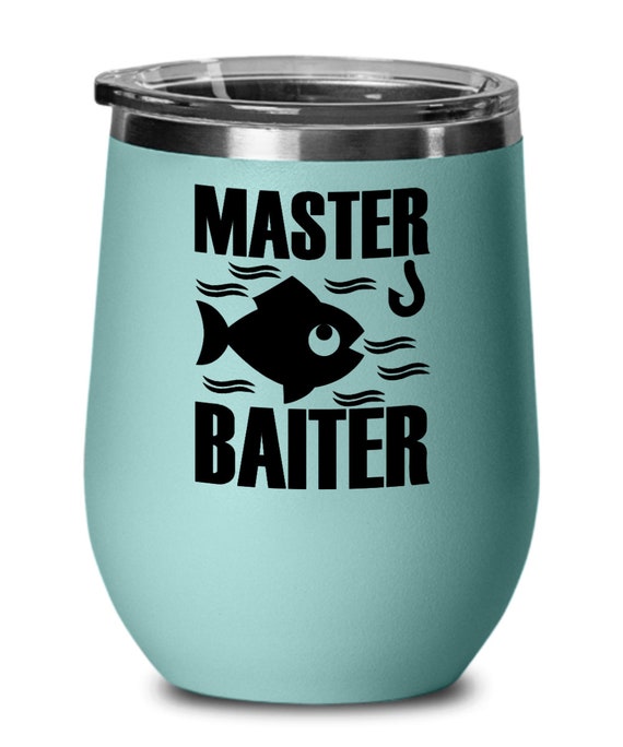 Fishing Gifts Master Baiter Birthday Christmas Gift Idea for Men Women Wine  Glass -  Canada