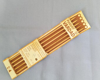 Stare druty bambusowe do robienia na drutach/oryginalne opakowanie