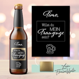 Flesetiket | Beste man | Kraskaart | Bierfles | Etiket voor bierflesjes | Personalisatie met gewenste naam | Wijnetiket | Bruiloft