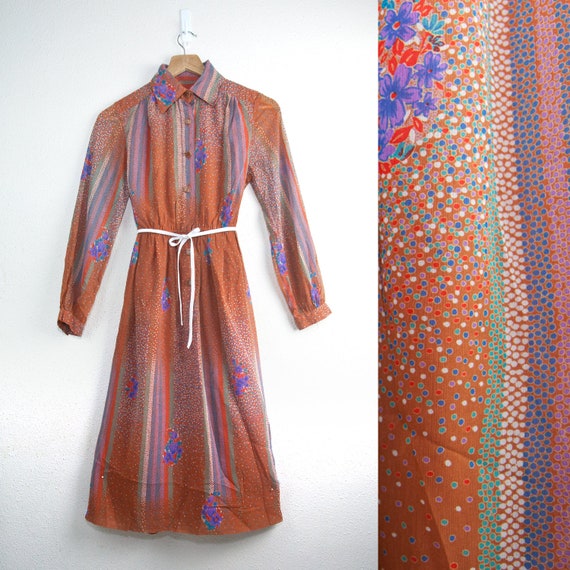 Authentic Premium Vintage 1970s-1980s Japan Dress… - image 1