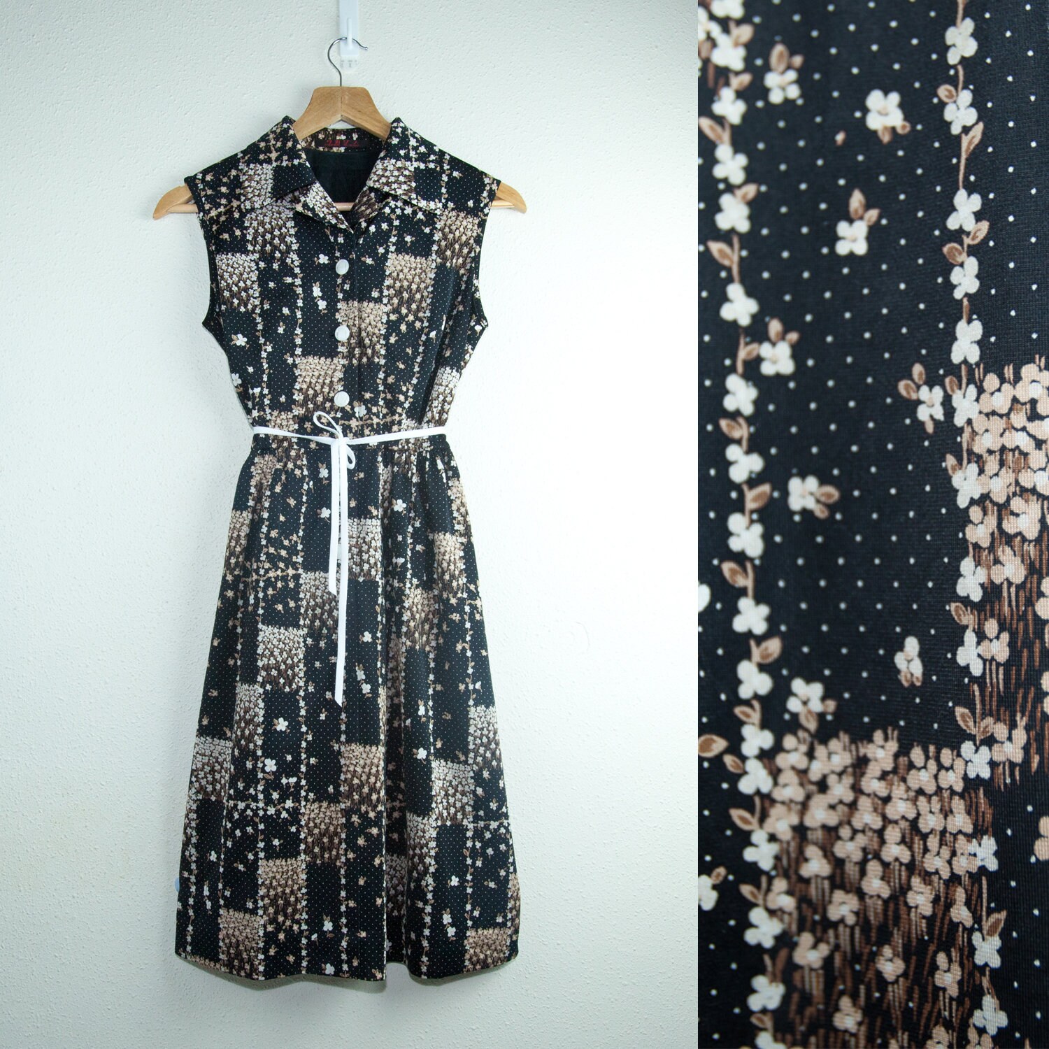 VINTAGE - 80s Japanese Vintage Dress 昭和レトロワンピースの