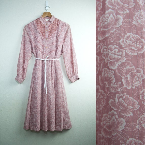 Authentic Premium Vintage 1970s-1980s Japan Dress 