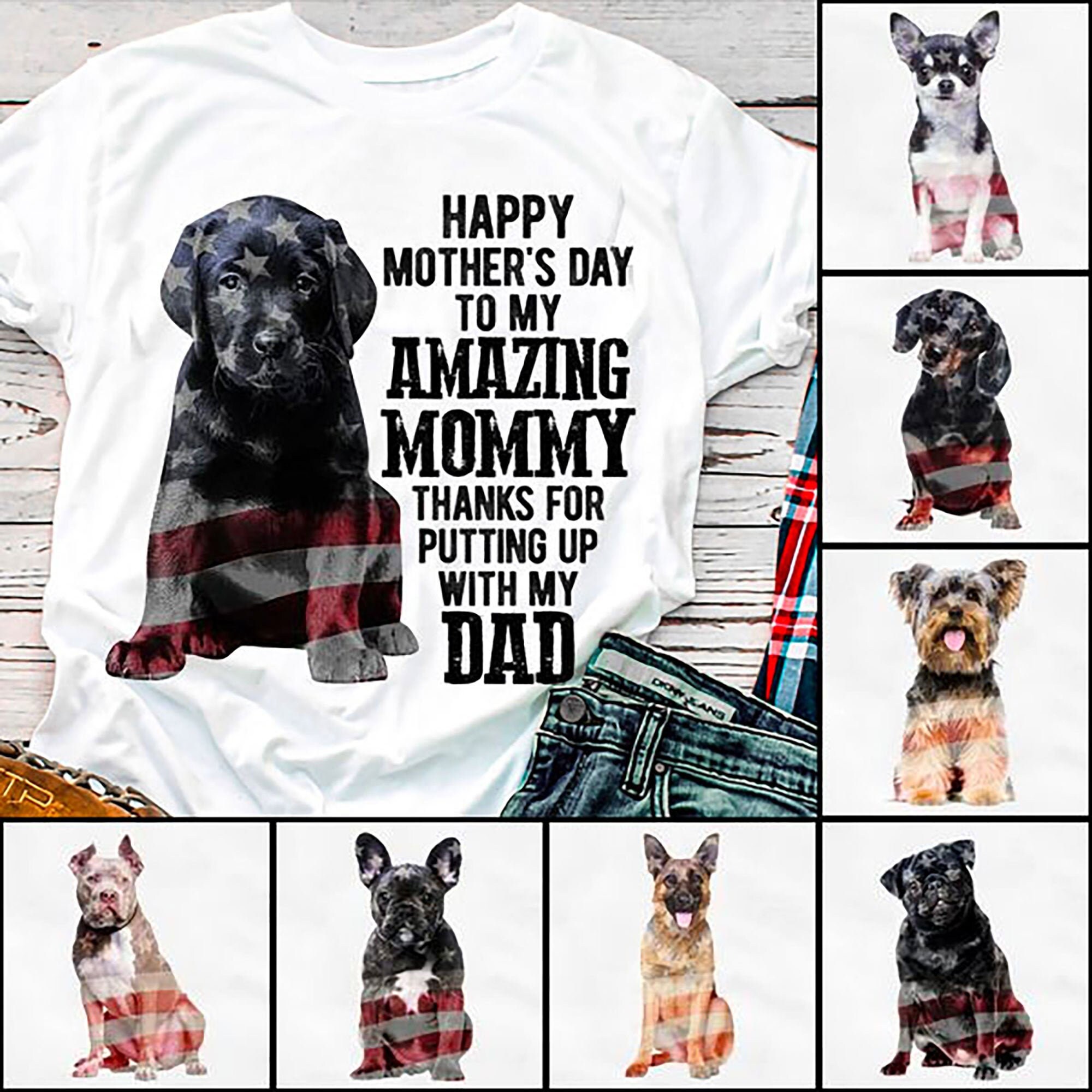 Hund glücklich Muttertag zu meiner erstaunlichen Mama dank für Etsy