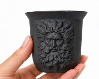 ZEUS - Taza de espresso de porcelana hecha a mano / Colección de mitología griega