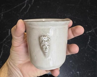 Handmade Aphrodite Ceramic Coffee Mug – A Greek Goddess’s Touch for Coffee Lovers! 7.78oz / 230ml