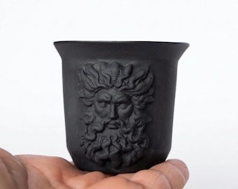 ZEUS - Handmade Porcelain Espresso Cup | Greek Mythology Collection